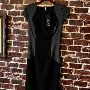 RW&CO. Black and Grey Wool Blend Dress